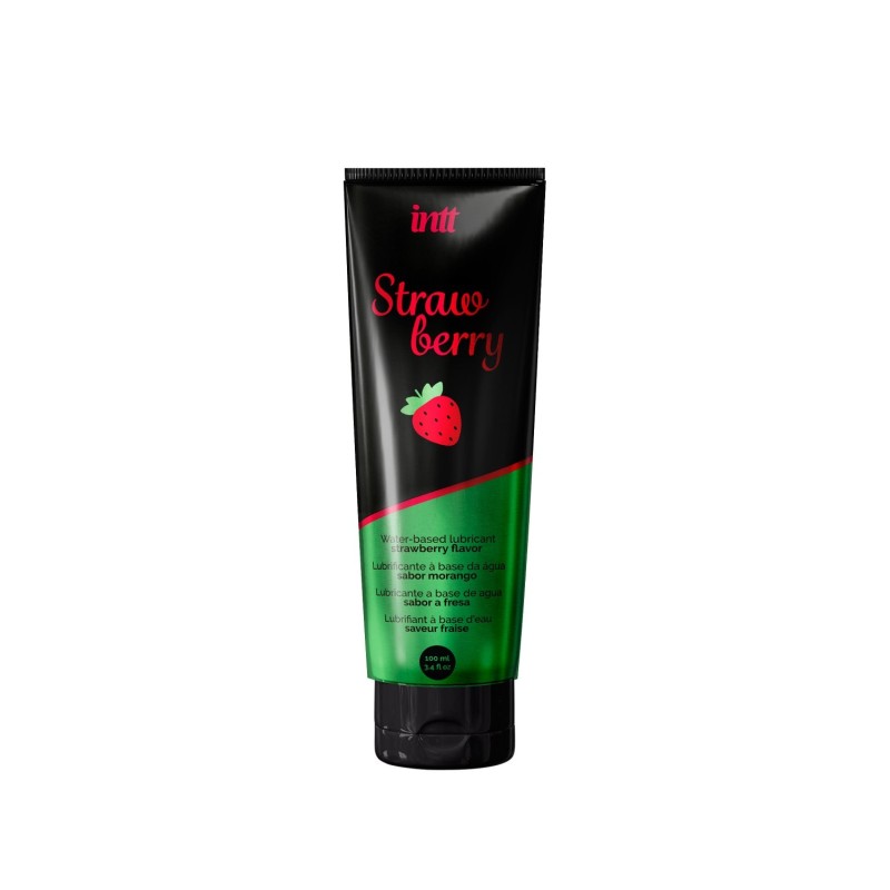 Lubrificante À Base De Água Com Morango Intt 100Ml