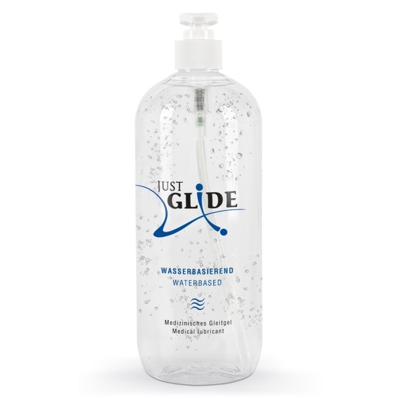 Just Glide 1000Ml Vandbaseret Glidecreme