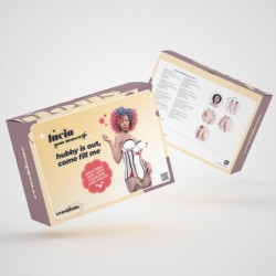 Lucia La Ama De Casa Mulatti-puhallettava Crushious-nukke