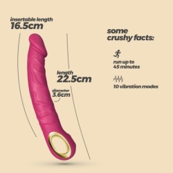 Magnus Reālistisks Vibrators Rozā Crushious