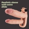 Realistische Penis Sleeve met Extra Dildo General Dickobi Crushious