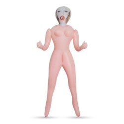 Marta die Flugbegleiterin Aufblasbare Puppe Blond Crushious