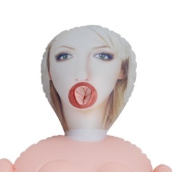 Marta die Flugbegleiterin Aufblasbare Puppe Blond Crushious