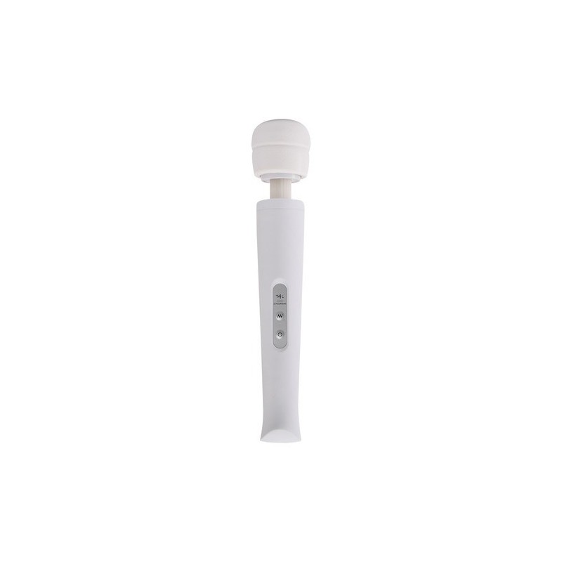 Massageapparat med USB-laddare Candy Pie Magic Wand Vit