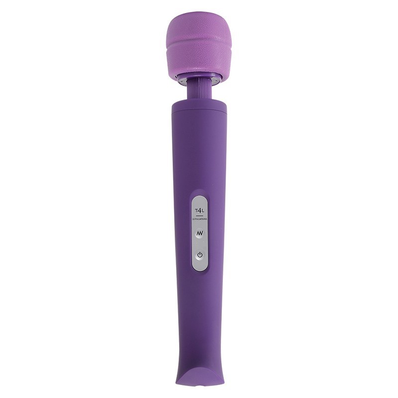 Masažuoklis su USB įkrovikliu Candy Pie Magic Wand Violetinis