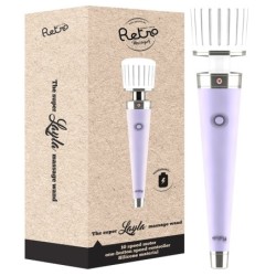 Uppladdningsbar Retro Layla Massager Lila
