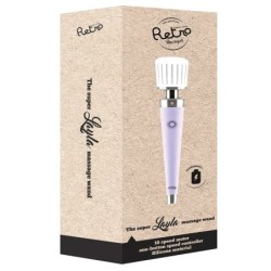 Dobíjecí masážní přístroj Retro Layla Purple