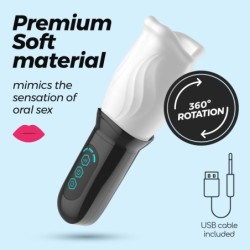 Masturbátor s Rotačním Pouzdrem Fellatrix Crushious