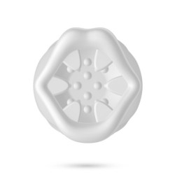 Masturbator z vrtljivo čašico Fellatrix Crushious