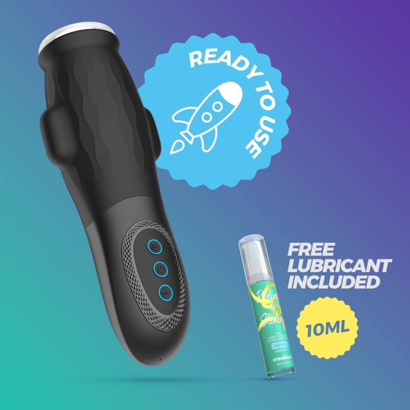 Masturbador Con Funda Extraíble, Succión Y Lubricante Gratuito Gargantua Crushious