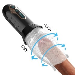 Masturbator cu Vibrații și Rotație Spinning Machine V 2.0 Funny Mee