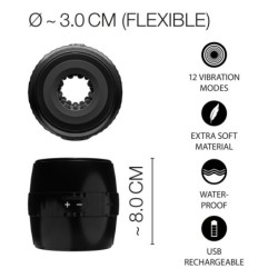 Wibracyjny Masturbator Wielokrotnego Użytku Donut Masturbator