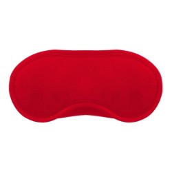 Jag Äter Upp Det Set med Kardborreband Handbojor + Ögonbindel i Satin och Ätbart Glidmedel med Jordgubbssmak från Crushious