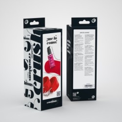 Me Lo Como Conjunt d'Esposes de Velcro + Antifaç Setinat i Lubricant Besable de Maduixa Crushious
