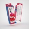 Me Lo Como Conjunt d'Esposes de Velcro + Antifaç Setinat i Lubricant Besable de Maduixa Crushious