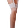 Ciorapi cu Jartiere St001 Crem (17 Den) Passion 5