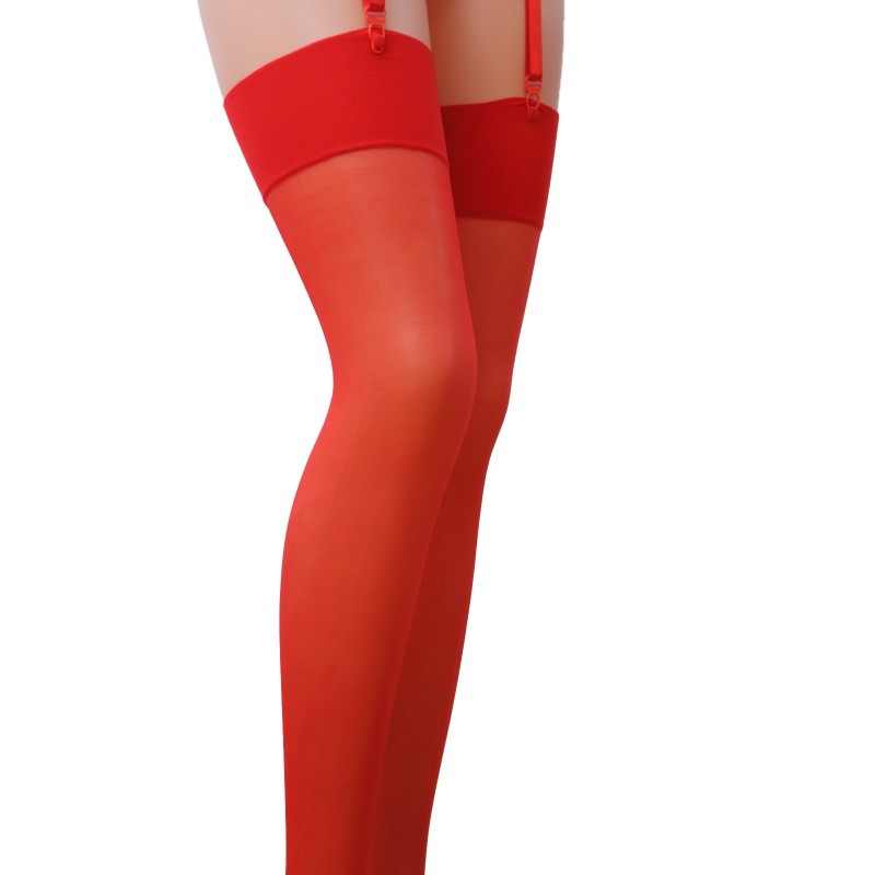 Calze Reggicalze St001 Rosse (17 Den) Passion 3/4