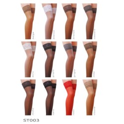 Kousenbandkousen St003 Beige (17 Den) Passion 1/2