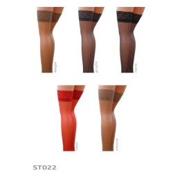Strapsstrümpfe St022 Rot (17 Den) Passion 5