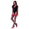 Meias de Cinta St120 Prata/Vermelho (20 Den) Gold Collection Passion 3/4