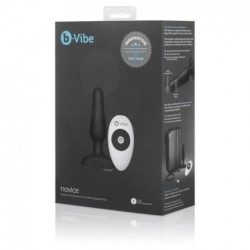 Plug Anal Preto com Controlo Remoto Novice