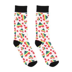 Chaussettes Hautes Happy Hearts Shots - 36-41