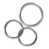 Metaller Set aus 3 Crushious Metall Penisringen