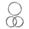 Metaller Set aus 3 Crushious Metall Penisringen