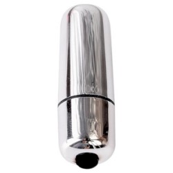 Mini Vibrirajoča Kroglica Bullet Srebrne Barve