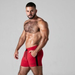 Μίνι Παντελόνι Κοντό Touch It Κόκκινο Locker Gear 42 XL