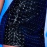 Mini Kleid 3D Cr-4016 Schwarz 38 M