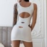 Rochie mini Cr-4432 Albă 36-38 S/M