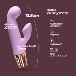 Mini vibraator Mellow Cony Lavendel Crushious