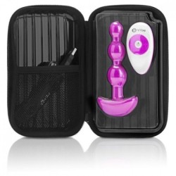 Triplet Anal Control Remot Perles Rosa