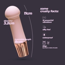 Mini Vibromasseur Mellow Puff Rose Crushious