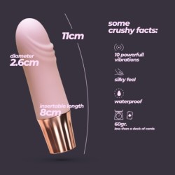 Мини вибратор Mellow Waves Розов Crushious