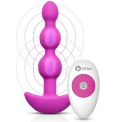 Triplet Anal Control Remot Perles Rosa