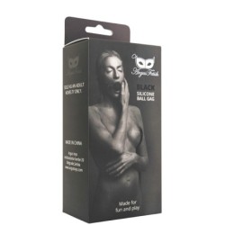 Argus Fetish Argus Toys Fekete Szilikon Golyós Szájzár