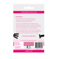 Adaptateur Soutien-gorge Dos Nu Noir & Blanc