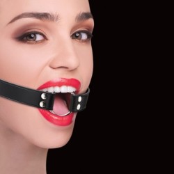 Ouch! Ring Gag juoda spalva