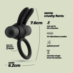 Nacho Vibrating Cock Ring With Crushious Remote Control