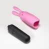 O-Pet Rabbit With 10 Vibration Bullet Pastel Pink Crushious