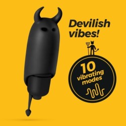 O-Pet Diablo With 10 Vibration Bullet Black Crushious