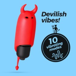 O-Pet Diablo Z Kulą 10 Wibracji Czerwony Crushious