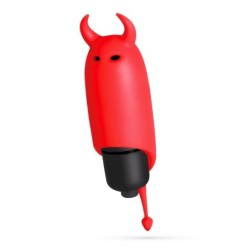 O-Pet Diablo Avec Balle De 10 Vibrations Rouge Crushious
