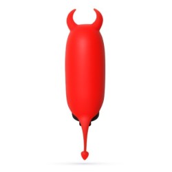 O-Pet Diablo Con Bala De 10 Vibraciones Rojo Crushious