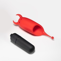 O-Pet Diablo Con Bala De 10 Vibraciones Rojo Crushious
