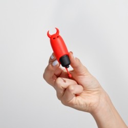 O-Pet Diablo Con Bala De 10 Vibraciones Rojo Crushious