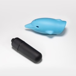 O-Pet Dolphin With 10 Vibration Bullet - Crushious Blue