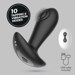 Octo Plug Anal com Pulsação e Controlo Remoto Crushious